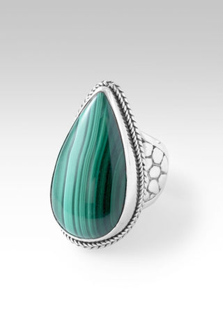 Healing Balance Ring™ in Malachite - Statement - only found at SARDA™