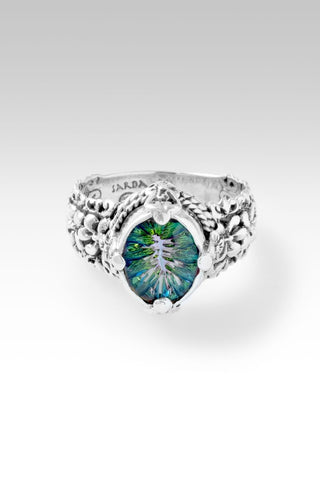 Heavenly Charm Ring™ in Chrome Chameleon™ Mystic Quartz - Dinner - only found at SARDA™