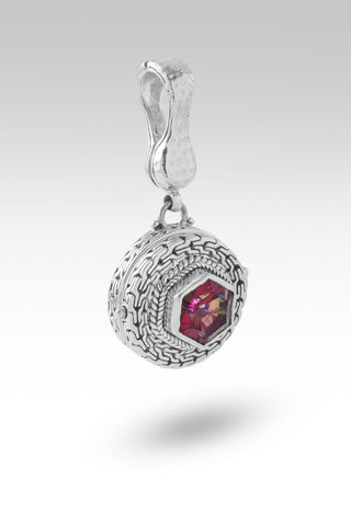 Heavenly Devotion Pendant™ in Ultra Berry™ Mystic Quartz - Magnetic Enhancer Bail - only found at SARDA™