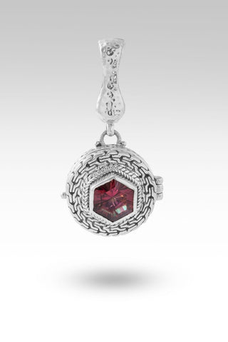 Heavenly Devotion Pendant™ in Ultra Berry™ Mystic Quartz - Magnetic Enhancer Bail - only found at SARDA™