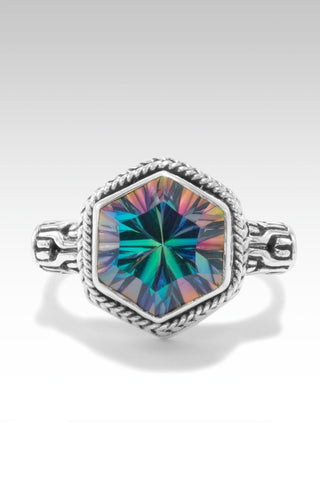 Heavenly Grace Ring™ in Fire & Ice™ Mystic Quartz - Dinner - only found at SARDA™