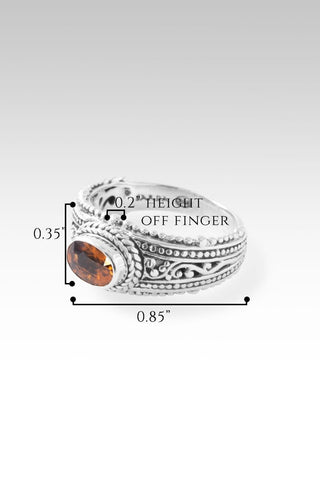 Heavenly Splendor Ring™ in Cognac Zircon - Dinner - only found at SARDA™