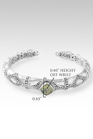 Heavenly Whispers Cuff™ in Prehnite - Cuff - only found at SARDA™