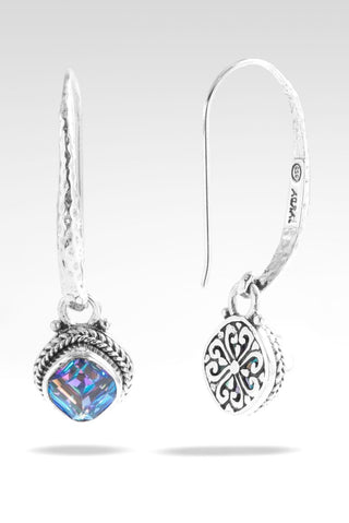 Heavenly Whispers Earrings™ II in True Picasso™ Mystic Quartz - Bali Wire - only found at SARDA™