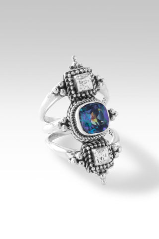 Heavenly Whispers Ring™ in Bluelicious™ Mystic Quartz - only found at SARDA™