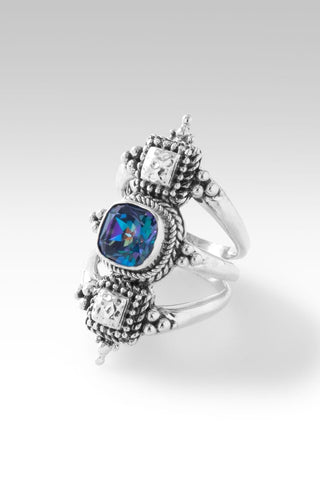 Heavenly Whispers Ring™ in Bluelicious™ Mystic Quartz - only found at SARDA™