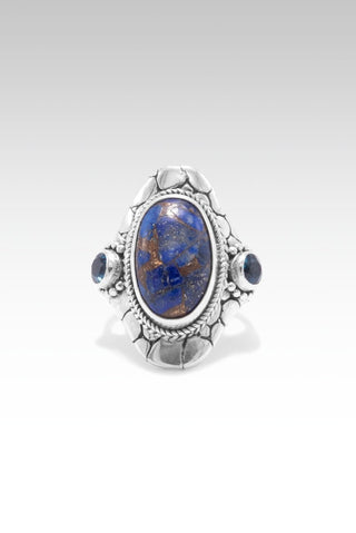 Heavenly Wisdom Ring II™ in Lapis with Bronze Matrix - Dinner - only found at SARDA™