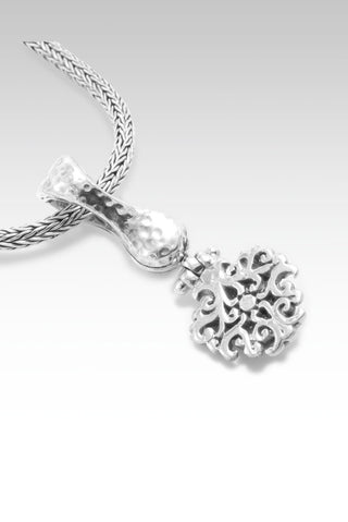 Help Through All Troubles Pendant™ in Hammered - Magnetic Enhancer Bail - only found at SARDA™