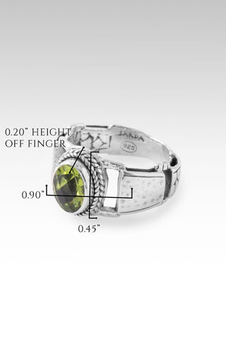 Hold on to Promises Ring™ in Peridot - only found at SARDA™