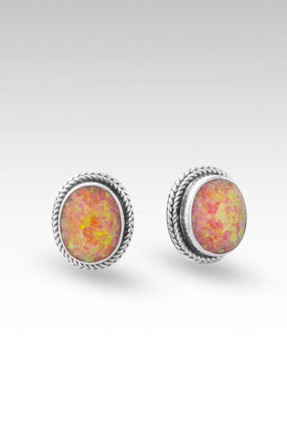 Holy Confidence Earrings™ in Tuscan Sun Simulated Opal - Stud - only found at SARDA™