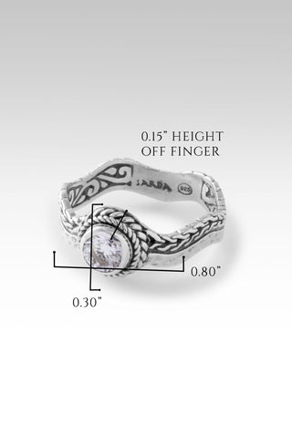 Holy One Ring™ in Moissanite - Stackable - only found at SARDA™