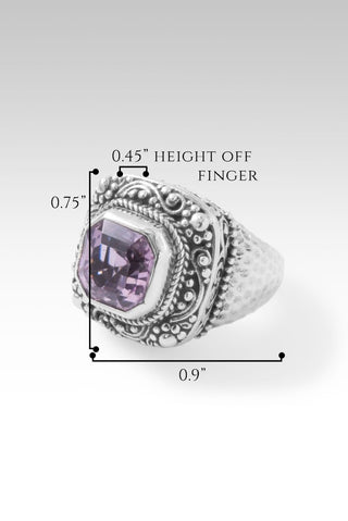 Holy Whispers Ring™ in Kunzite - Statement - only found at SARDA™