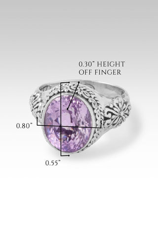 Honest Community Ring™ in Kunzite - Dinner - only found at SARDA™