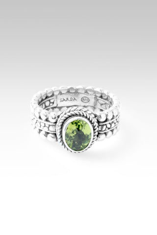 Hope and Future Ring II™ in Peridot - Dinner - only found at SARDA™