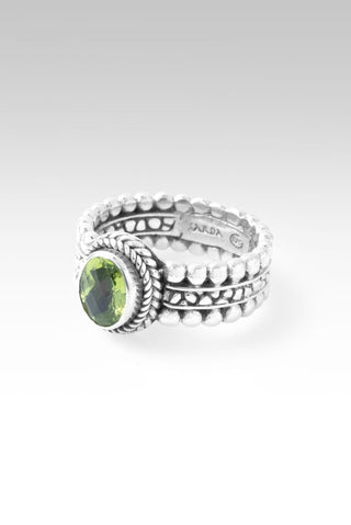 Hope and Future Ring II™ in Peridot - Dinner - only found at SARDA™