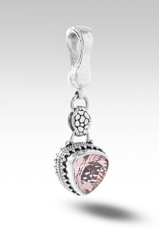 Hope Will Arise Pendant™ in Champagne Lab Created Sapphire - Magnetic Enhancer Bail - only found at SARDA™