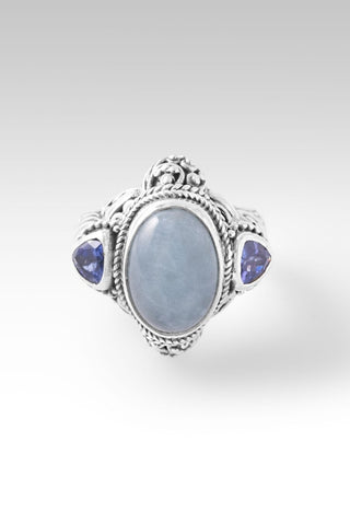 Hopeful Horizon Ring™ in Aquamarine - Dinner - only found at SARDA™