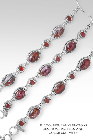 Hopeful Vision Bracelet™ in Laguna Lace Agate - Multi Stone - only found at SARDA™