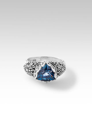Hope's Gentle Embrace Ring™ in London Blue Topaz - Presale - only found at SARDA™
