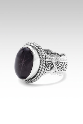 Huge Weight Released Ring II™ in Black Star Diopside - Dinner - only found at SARDA™