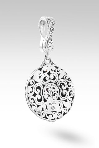 I Can Do All Things Pendant™ in Charoite - Magnetic Enhancer Bail - only found at SARDA™