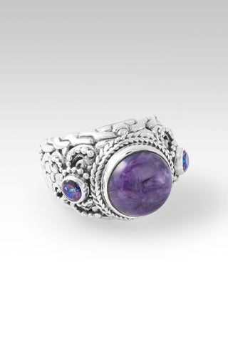 I Can Do All Things Ring™ in Charoite - Statement - only found at SARDA™