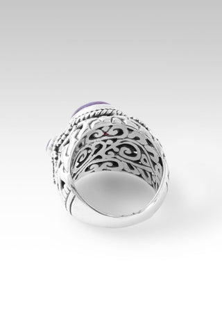 I Can Do All Things Ring™ in Charoite - Statement - only found at SARDA™