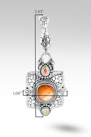 I Still Believe TPendant™ in Yellow Mother of Pearl - Magnetic Enhancer Bail - only found at SARDA™