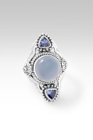 I Will Be With You Ring™ in Blue Chalcedony - Statement - only found at SARDA™