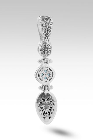 In Everything Give Thanks Pendant™ in Kingfisher Quartz - Magnetic Enhancer Bail - only found at SARDA™