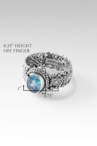 Infinite Hope Ring™ in Blue Zircon - Presale - only found at SARDA™