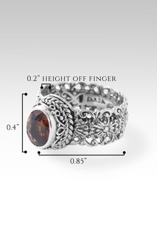 Infinite Hope Ring™ in Cognac Zircon - Dinner - only found at SARDA™