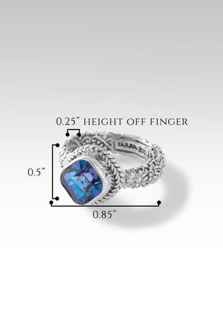 Infinite Hope Ring™ in Perfect Luck™ Mystic Quartz - Dinner - only found at SARDA™