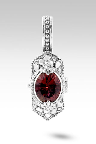 Inspire Greatness Locket Pendant™ in Berrylicious Mystic Quartz - Magnetic Enhancer Bail - only found at SARDA™