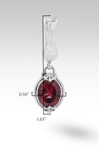 Inspire Greatness Pendant™ in Berrylicious Mystic Quartz - Magnetic Enhancer Bail - only found at SARDA™