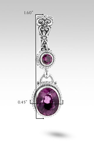 Inspire Others Pendant™ in Pink Fluorite - Magnetic Enhancer Bail - only found at SARDA™