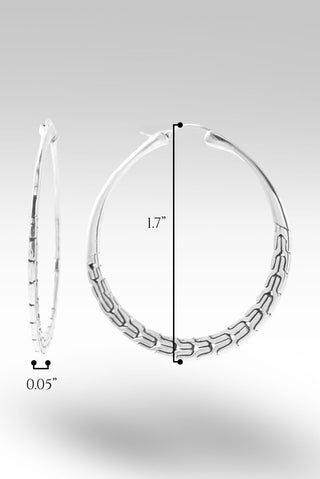 Iron Courage Hoops™ in Chainlink - Hoops - only found at SARDA™