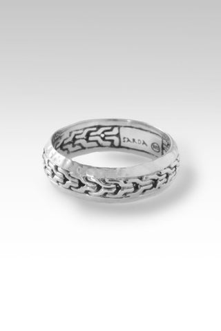 Iron Courage Ring™ in Chainlink - Stackable - only found at SARDA™