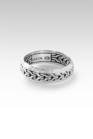 Iron Courage Ring™ in Chainlink - Stackable - only found at SARDA™