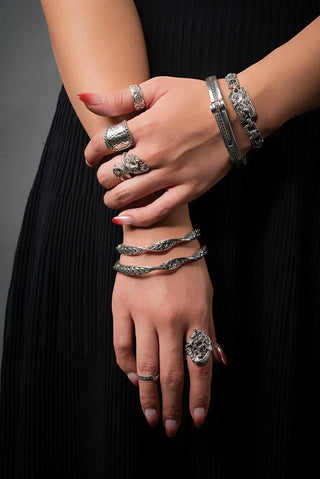 Iron Sharpens Iron Bangle™ in Chainlink - Bangle - only found at SARDA™