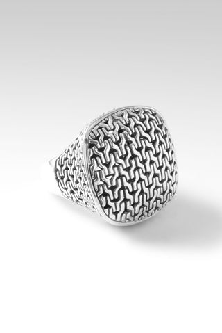 Ironclad Faith Ring™ in Chainlink - Statement - only found at SARDA™