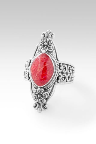 Journey of Faith Ring™ in Red Sponge Coal - Statement - only found at SARDA™