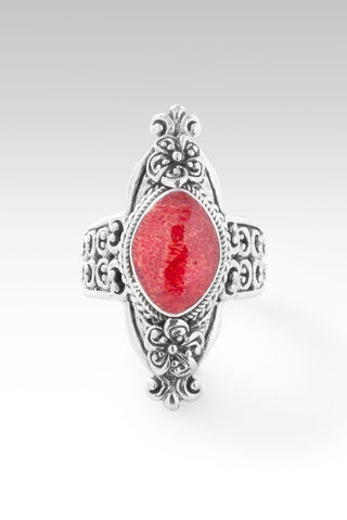 Journey of Faith Ring™ in Red Sponge Coal - Statement - only found at SARDA™