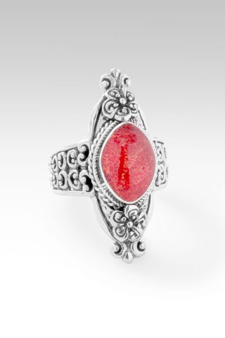 Journey of Faith Ring™ in Red Sponge Coal - Statement - only found at SARDA™