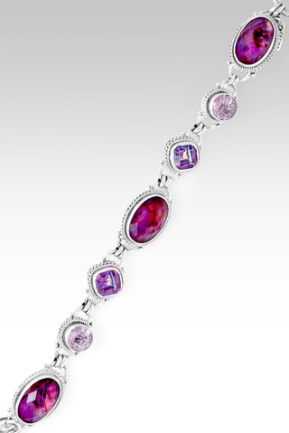 Journey to Wholeness Bracelet II™ in Pink Purple Abalone & Quartz Triplet - Multi Stone - only found at SARDA™