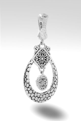 Journey Within Pendant™ in Odyssey Black Knight™ Mystic Quartz - Magnetic Enhancer Bail - only found at SARDA™