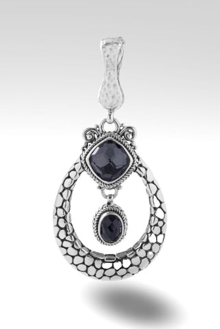 Journey Within Pendant™ in Odyssey Black Knight™ Mystic Quartz - Magnetic Enhancer Bail - only found at SARDA™