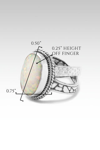 Joy in the Journey Ring™ in Peaches & Cream Simulated Opal - Dinner - only found at SARDA™