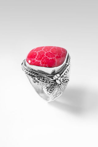 Joyful Journey Ring™ in Red Indonesian Coral - Statement - only found at SARDA™