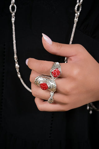 Joyful Ring II™ in Red Indonesian Coral - Statement - only found at SARDA™